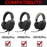 Upgrade Quality Replacement Earpads Ear Pads Cushions Cups Cover Repair Parts For Corsair HS50 HS60 HS70 Pro Headphones Headsets