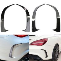 ABS Plastic Car Rear Bumper Side Vent Canards for Mercedes-Benz W117 CLA 200 250 45 AMG 2014-2018 Car Accessories