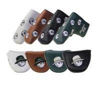 Titleist！PEARLY GATES ANEW FootJoy J.LINDEBERG ❉✙ Golf putter cover fisherman hat club protective cover straight L-shaped semicircle putter head cover PU waterproof