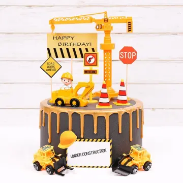 Delicious Construction Cake with Edible Rocks and Chocolate Dirt – Patty's  Cakes and Desserts