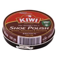 กีวี ขี้ผึ้งขัดรองเท้า สีน้ำตาล | KIWI Shoe Polish Brown 100mL