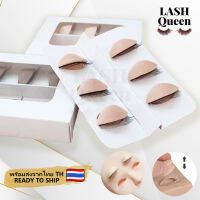 LASH QUEEN หุ่นหัวนางแบบ 3 คู่ พร้อมขนตา สําหรับฝึกต่อขนตา 6184 Eyelids with Eyelashes for Eyelash Extension Practice