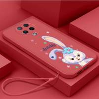 เคส Xiaomi F2 Poco Pro Redmi K30 Pro ซิลิโคนเหลวเคสนิ่มใส่โทรศัพท์ป้องกันเคสกันกระแทกมือถือเรียบเคสโทรศัพท์โทรศัพท์กระต่ายน่ารักพร้อมสายคล้อง