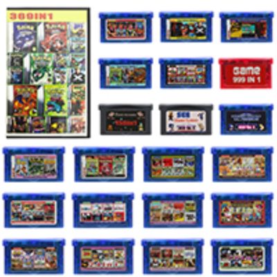 【HOT】○ Game Cartridge 32 Bit Video Console Card 369 150 In 1 EN All one for GBA/SP/DS