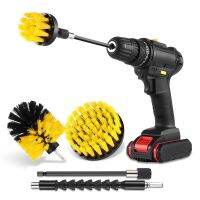 Electric Drill Brush Kit All Purpose Cleaner Auto Tires Cleaning Tools for Tile Bathroom Kitchen Round Plastic Scrubber Brushes