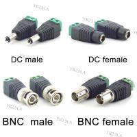 5pcs 12V DC BNC Male Female Adapter Coax CAT5 Video Balun Plug Connector for Led Strip Lights CCTV Camera 2.1*5.5mm YB23TH