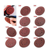 10pcs 125mm Sanding Discs 8 Hole Hook Loop Sandpaper 40Grit-3000Grit Sanding Paper Sanding Disc Abrasive Polishing Tools Power Sanders