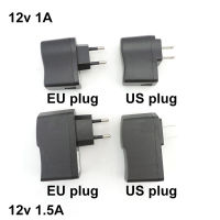 12v 1A 1000ma 1.5a 1500ma AC to USB Port DC Power plug Adapter Charger ประเภทการชาร์จสำหรับไฟ LED Strip US EU plug-Apeupoe