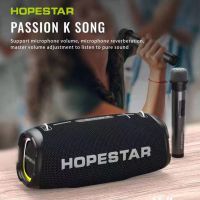 New2022?Hopestar A6max/Party One/A6X ลำโพงบลูทูธ ของแท้ 100%! เป็นที่นิยม/เสียงร็อค/เสียงเบส ได้3โหมด(แถมไมโครโฟน wireless)