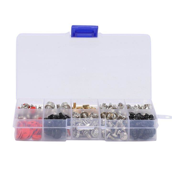 360pcs Personal Computer Screw Pc Case Screws Motherboard Standoffs For