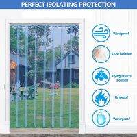 【HOT】❀ Door Curtain Transparent Air-conditioning Soft Curtains Indoor Outdoor Insulation