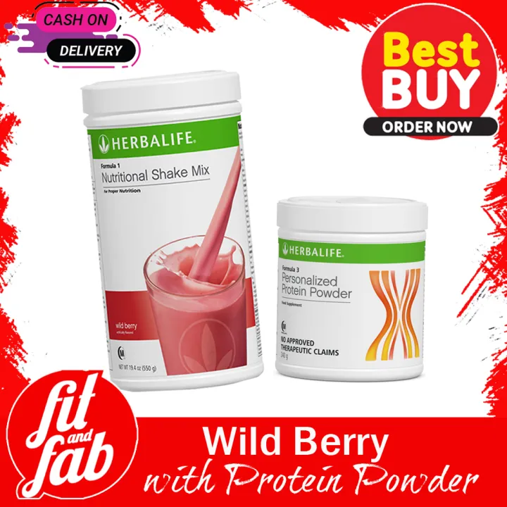Herbalife Weight Management Shake Combo (Wild Berry & Protein Powder
