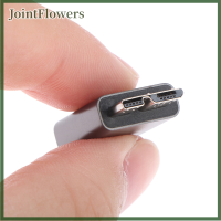 JointFlowers อะแดปเตอร์อลูมิเนียมอะแดปเตอร์ USB TypeC หญิงถึง USB3.0 microb MALE CONNECTOR