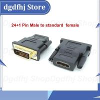 Dgdfhj Shop HDMI-compatible Female to DVI 24+1 Pin Male Adapter Converter Cable connector for PC PS4 TV 1080p DVI Adapter