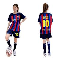 ✳○℗  Soccer uniform female suit custom jersey student movement training suit girl messi cristiano ronaldo in the maldives shirt