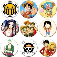 【CC】 1pcs Piece Badge Luffy Nami Brooch Pin Roronoa Zoro Collection for