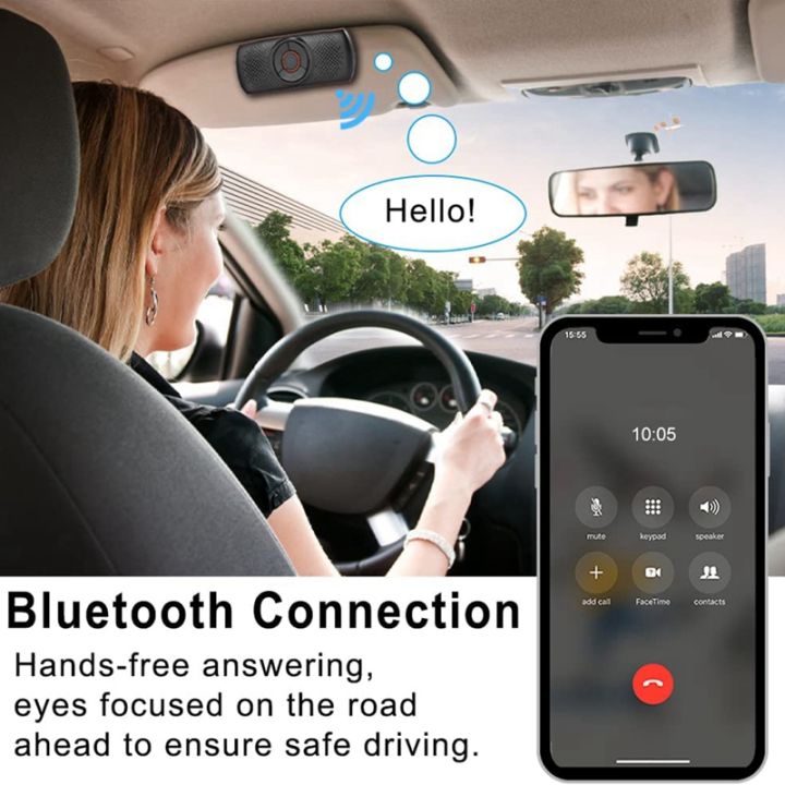 car-bluetooth-speaker-for-handsfree-talking-wireless-car-music-player-with-visor-clip