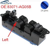 New Front Left Driver Side Electric Power Master Window Switch For 2005-2009 Subaru Legacy Outback XT 83071-AG05B 83071AG05B