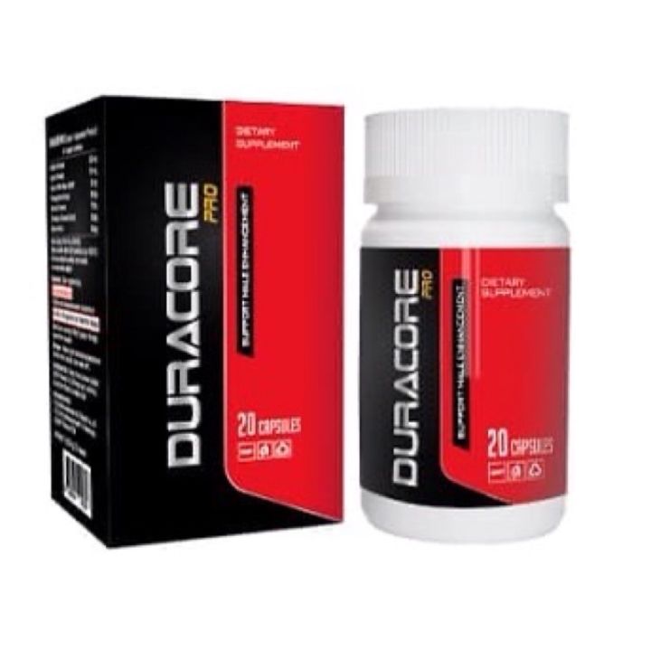 ของแท้-แน่นอน-ส่งเร็ว-duracore-ผลิตภัณฑ์เสริมสำหรับผู้ชาย-1-กระปุก-20-แคปซูล