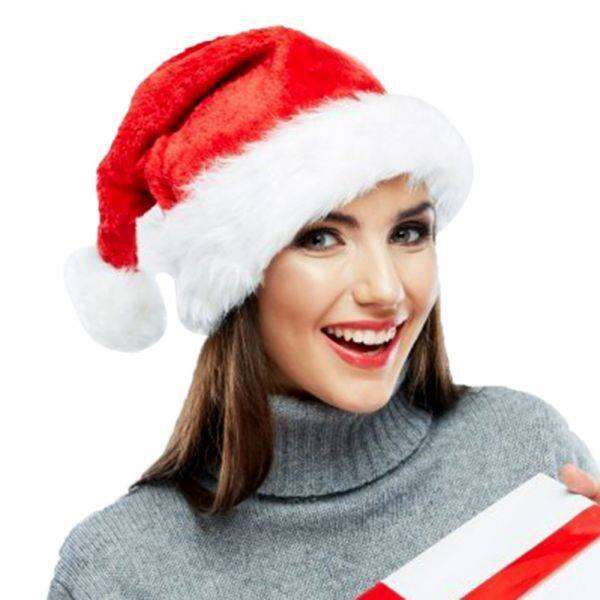 Santa Claus Hat Christmas Hat Christmas Santa hat free size | Lazada PH