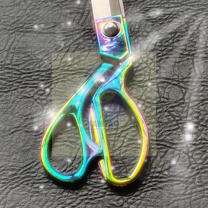 10 STAINLESS RAINBOW SHEARS TAILOR SCISSORS IRIDESCENT Lazada PH