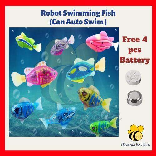 Baby Bath Toy Robot Fish Water Activated Fish Swimming Fish Toy Kids