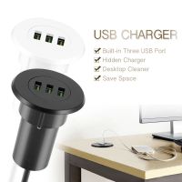 YASOKO Desktop 3 USB Charger 5V 3.1A Office Home Desk Hole Charge Station Universal Mobile Phone Charger for IPhone Oppo EU Plug Wall Chargers