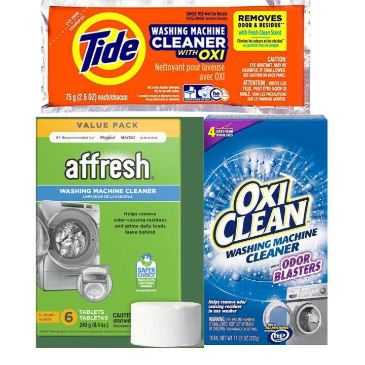 TIDE with OXI OXICLEAN AFFRESH Washing Machine Cleaner Lazada PH