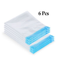 126 Hand Roll-Up Vacuum Compressed Bags Transparent Clothing Space Saving Bags Travel Home Sealed Compression Storage Bags