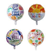 10pcs 18inch Get Well Soon Foil Balloons Set Best Wishes Air Helium Globos Birthday Wedding New Year Party Decoration Supplies