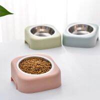 ♪【F003】BABY PET ชามอาหาร พร้อมชามสแตนเลส เอียง15องศา ถูกสรีระ ดีต่อสุขภาพ ชามอาหาร สุนัข หมา แมว✧