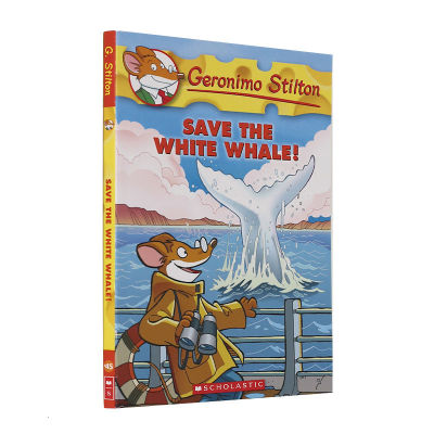 Theภาษาอังกฤษรุ่นแรกของเมาส์Reporterบันทึกปลาวาฬสีขาว! บันทึกปลาวาฬสีขาวหนังสือนิทานสีเต็มรูปแบบของหนังสือเด็กและหนังสือปกอ่อนขั้นสูงสำหรับการอ่านภาษาอังกฤษของเด็ก