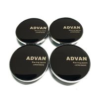 Style 4pcs 51mm Advan  Car Automobile Wheel Center Cap Modified Rim Hub Cap Cover Black Chrome for Advan Rim