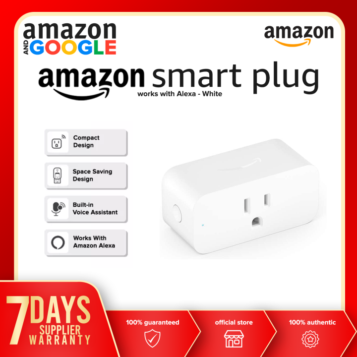 Amazon Smart Plug works with Alexa White Lazada PH