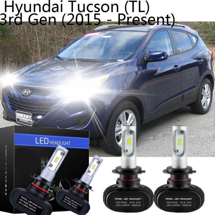 Hyundai Tucson (TL) 3rd Gen (2015 Present) (Head Lamp) H7 LED Light