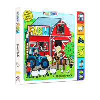 Playtown series farm a lift the flap book flips through books and plays while learning childrens Enlightenment picture books childrens picture books childrens picture books cant tear cardboard books