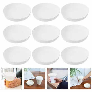 150 Pcs Paper Lids Cup Drinking Protectors Disposable Covers Drinks Travel