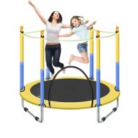 Trampoline แทรมโพลีนเด็ก เตียงกระโดดสำหรับเด็ก แทรมโพลีนเด็ก แทรมโพลีน กระโดด พื้นที่พักผ่อนรูปตัวยูมีขนาดใหญ่และมั่นคงและปลอดภัย