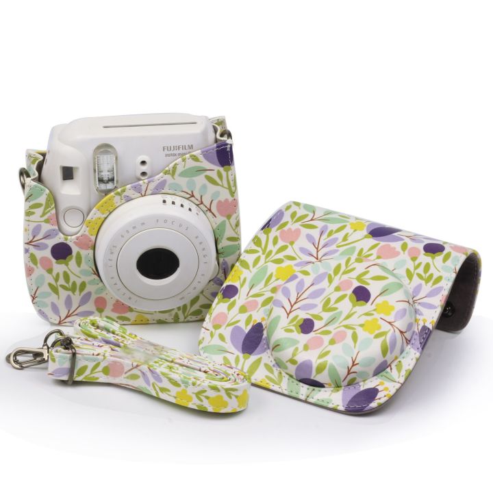 เคสฝาครอบที่ป้องกันกระเป๋าสายคล้องกล้องสำเร็จรูปกล้อง-fujifilm-instax-mini-11-9-8กระเป๋าหนัง-pu