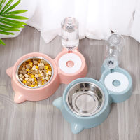 Automatic Feeder Water Dispenser Cat Dog Drinking Bowl Dogs Feeder Dish Products Silicone Bowls Cats Products for s