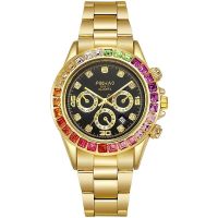 full of diamonds ins style new watch hot calendar neutral diamond fashion waterproof quartz 2021 rainbow