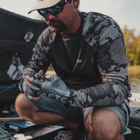 【CW】 ropa De Pesca manga larga para hombre camisas con protección solar camiseta senderismo al aire libre Top