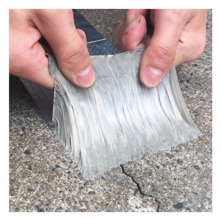 waterproof-tape-high-temperature-resistance-aluminum-foil-thicken-butyl-tape-wall-pool-roof-crack-duct-repair-sealed-self-tapeadhesives-tape