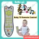 Baby Remote Control Toys - English Simulation Music TV Remote Control Phone Toy For Kids Early Learning Music