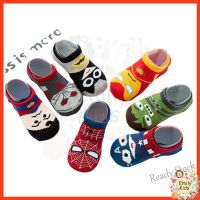 【hot sale】 ♈♚ C10 Ready Stock 1-9 Yrs Kid Sock Cartoon Marvel Avengers Pattern children Sock 100 Cotton Breathable Socks for Boy Girl