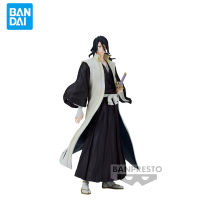 ของแท้ Banpresto Bleach Solid และ Souls 18ซม. Kuchiki Byakuya ของเล่นของขวัญเดสก์ท็อปตกแต่งวัสดุตุ๊กตา Model888