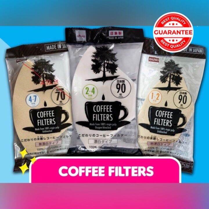 Coffee Paper Filters Bleached or UnBleached ( JAPAN GERMANY MADE