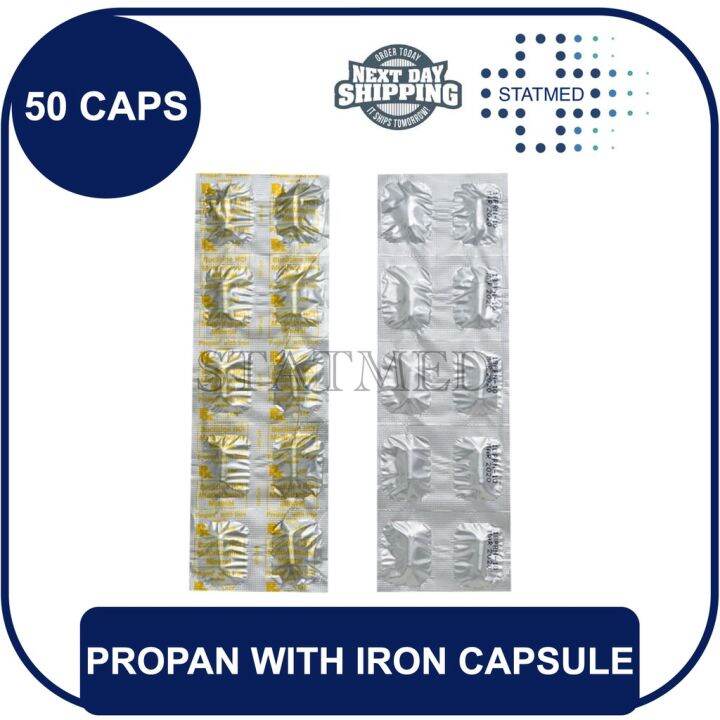 PROPAN WITH IRON Capsule [50 capsules] Lazada PH