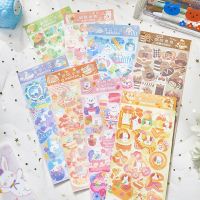 MOHAMM 1 PC Cute Cartoon Animal Stickerfor Kawaii Stationery Scrapbooking Decoration Material Diary Phone Stickers