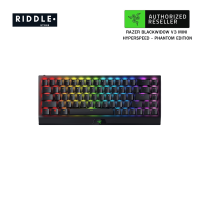 (คีย์บอร์ด) Razer BlackWidow V3 Mini HyperSpeed 65% - PHANTOM EDITION ของแท้ 100% ➤ประกันต่างประเทศ 1 ปี